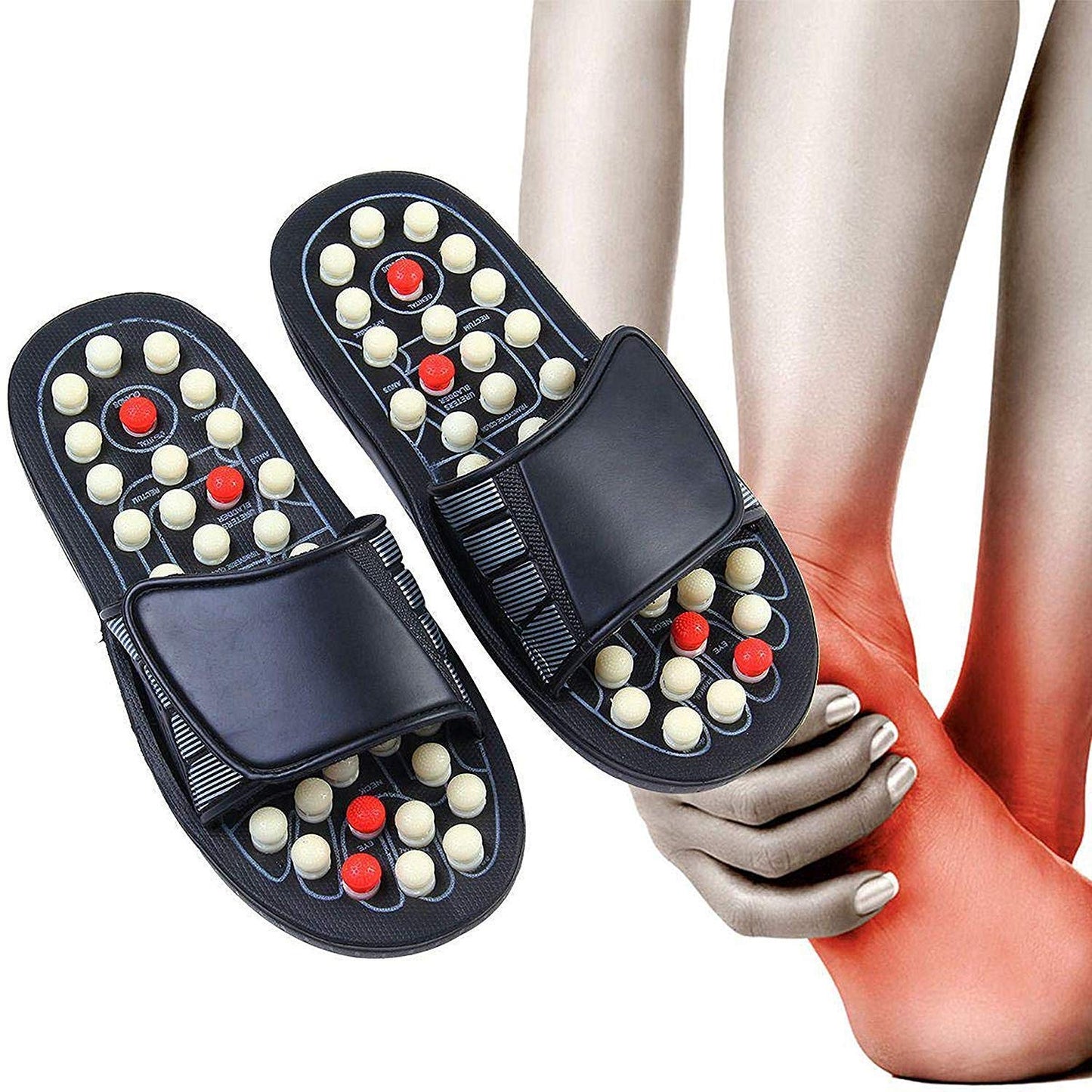 Akupressur- und Magnetfeldtherapie-Hausschuhe 🔥50 % Rabatt!🔥