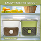 🎁Last Day Promotion 47% OFF🔥Essential for summer🥤🧊 Ice Cube Maker with Storage – 48 cubes at once, leak‑proof lid. Stackable, saves space. Includes ice scoop & tong.