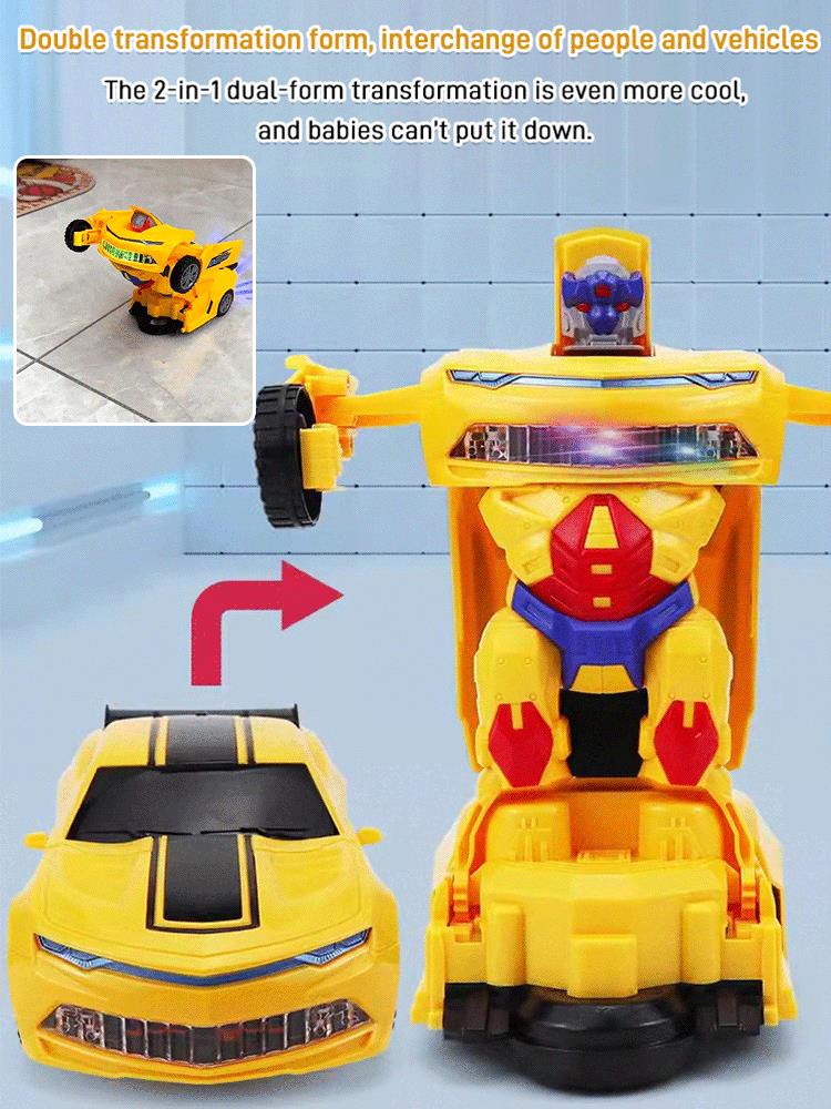 ⏰🎁Cooller elektrischer Panzer-Verwandlungswecker mit Licht- und Toneffekten✅Ganze Ware versandkostenfrei