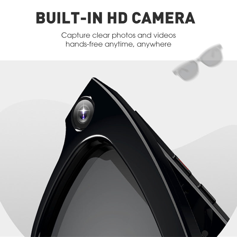 👓✨KI-Smart-Brille mit ChatGPT, 8-MP-Kamera und HD 1200P 4K-Videoaufzeichnung, Echtzeitübersetzung in über 160 Sprachen, Bluetooth 5.4, HiFi-Audio- und Musiksteuerung, intelligente Sonnenbrille mit Videoaufzeichnung für unterwegs
