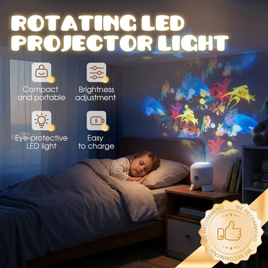 🥳🎉 Dynamisches LED-Projektorlicht, rotierend 💞⚡ Über 50.000+ verkauft! Ideal für Party & Haushalt – sofort Effekt erzielen.