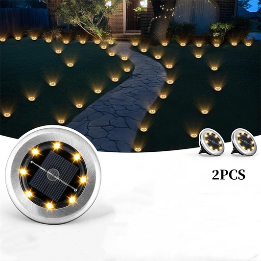 💐50% OFF ! 2‑Pack Solar Path Lights – 50K+ Sold, Auto Dusk‑to‑Dawn ☀️🏆【Limited Offer】