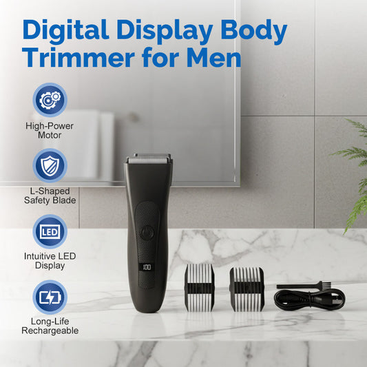 ✂️ LIMITIERT: 50% RABATT! 🔥 Wasserdichter Body-Trimmer für Männer – L-förmige Sicherheitsklinge für Maximale Präzision am ganzen Körper ✨