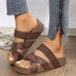 🏖️2026 Summer New Arrive✨Women's Criss-Cross Woven Strap Wedge Sandals – Comfortable, Stylish & Perfect for Summer Days ☀️