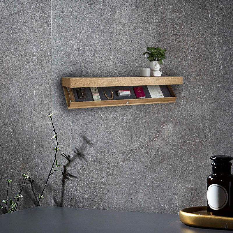 🌞Frühlingserwachen: 50% Rabatt!💎 Luxuriöses schwebendes Wandregal mit Geheimfach – Massivholz – Unsichtbare Aufbewahrung für Wertsachen – Modernes Design