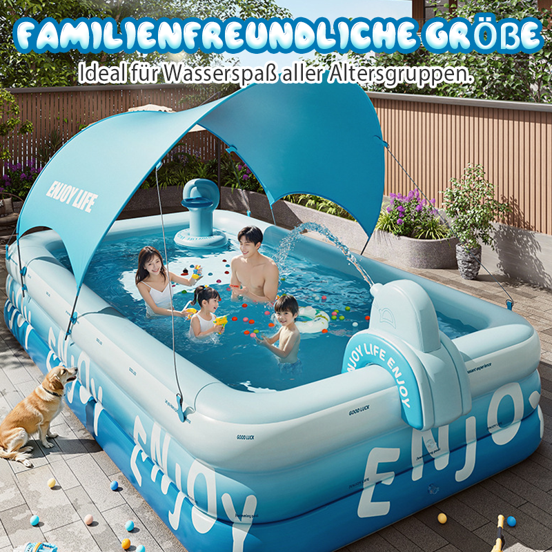 Verstärktes aufblasbares Schwimmbecken für Kinder und Erwachsene
