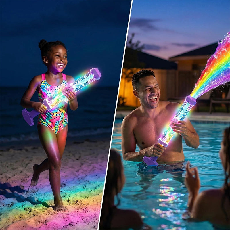 LED-Leucht-Wasserpistole mit Pumpmechanismus