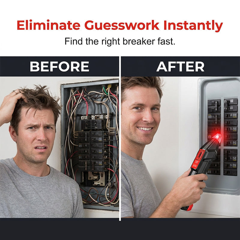 ⚡🔌 50% RABATT! Digital Circuit Breaker Finder and Outlet Tester Kit – Sicherungen finden, Steckdosen testen – in Sekunden 🔥✨