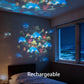 📢Now 50% off！🔥LED Starry Ocean Projector – 360° Rotating Night Light with Sky & Ocean Waves 🌌🌊 | USB Mood Lamp for Bedroom & Kids’ Room 💤
