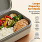 🍱Portable Electric Lunch Box with Self-Heating – Compact & silent – Keeps meals warm – perfect for office, road trips or picnics 🔋✨
