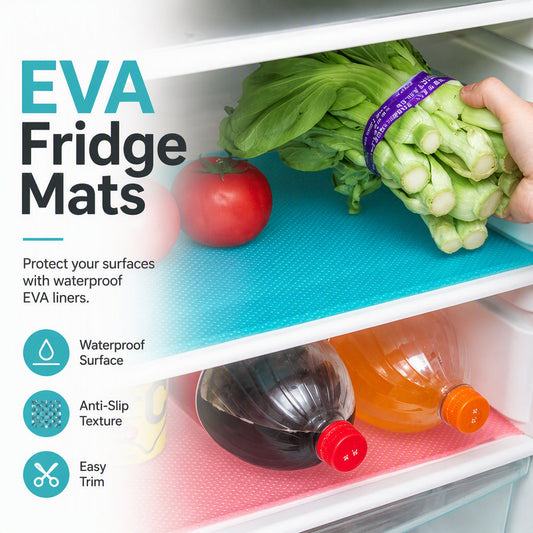 🥳2026 HOT SALE🥳💞12K+ SOLD! 🧊🎁 60% OFF! Fridge Shelf Liners – From £6.99! Waterproof EVA, anti-slip & cut-to-fit. Keeps fridge clean & organized – stock up & save! 🏠✅